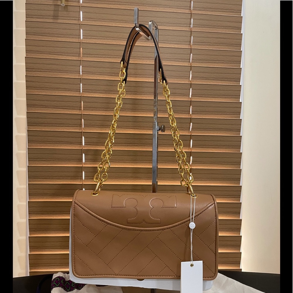 Tory Burch Alexa Shoulder Bag Aged Vachetta